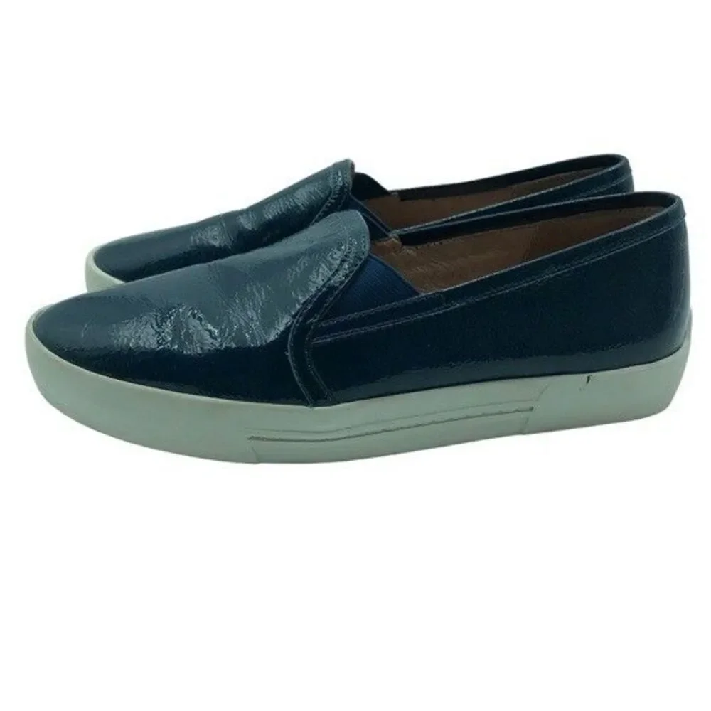 Joie' Blue Patent Slip On Shoes Sneakers Loafers Shoes Womens Size 37